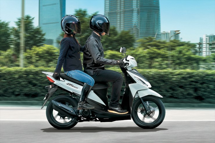 Suzuki アドレス110発売 125ccフルサイズに匹敵する動力性能を Web Mr Bike