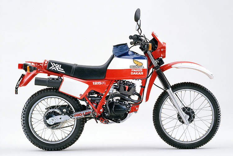 1982年　XL125R PARIS-DAKAR