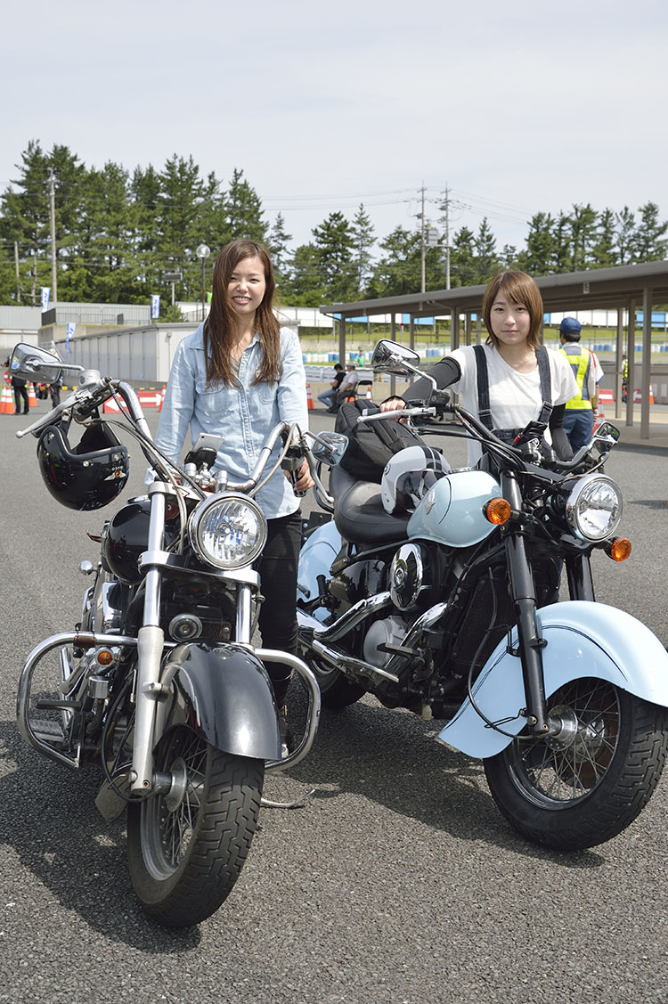矢野　輝さん（向かって左）　バルカンドリフター　井澤未紗さん（向かって右）　バルカンドリフター