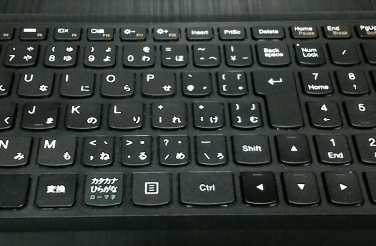 本体のキーボード