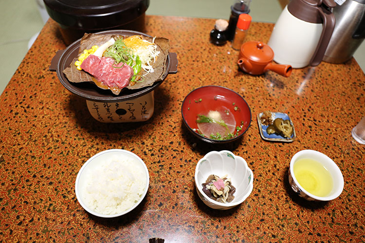 「藤乙」の夕食