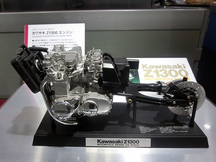 カワサキZ1300エンジン